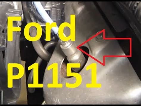 Best Answer. . P1151 ford f150